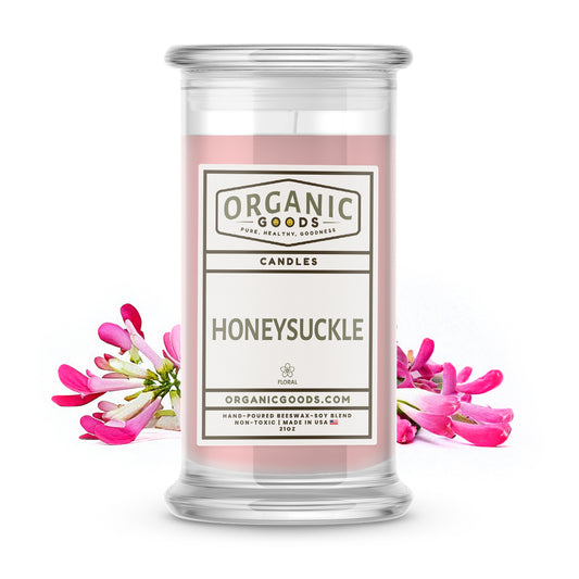 Honeysuckle Essential Oil Organic Candles