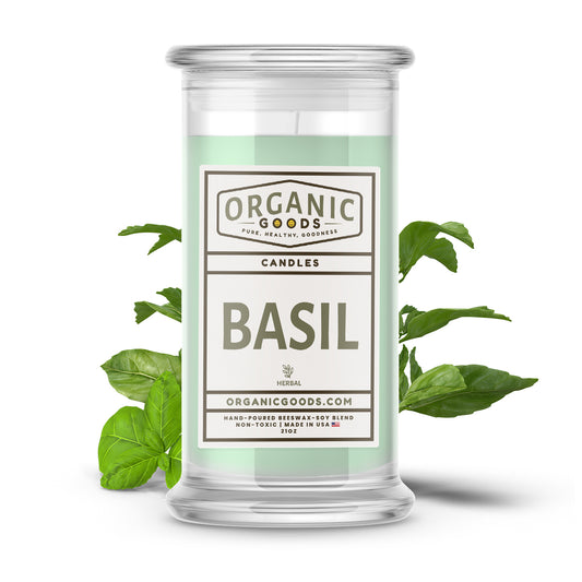 Basil Essential Oil Organic Candles