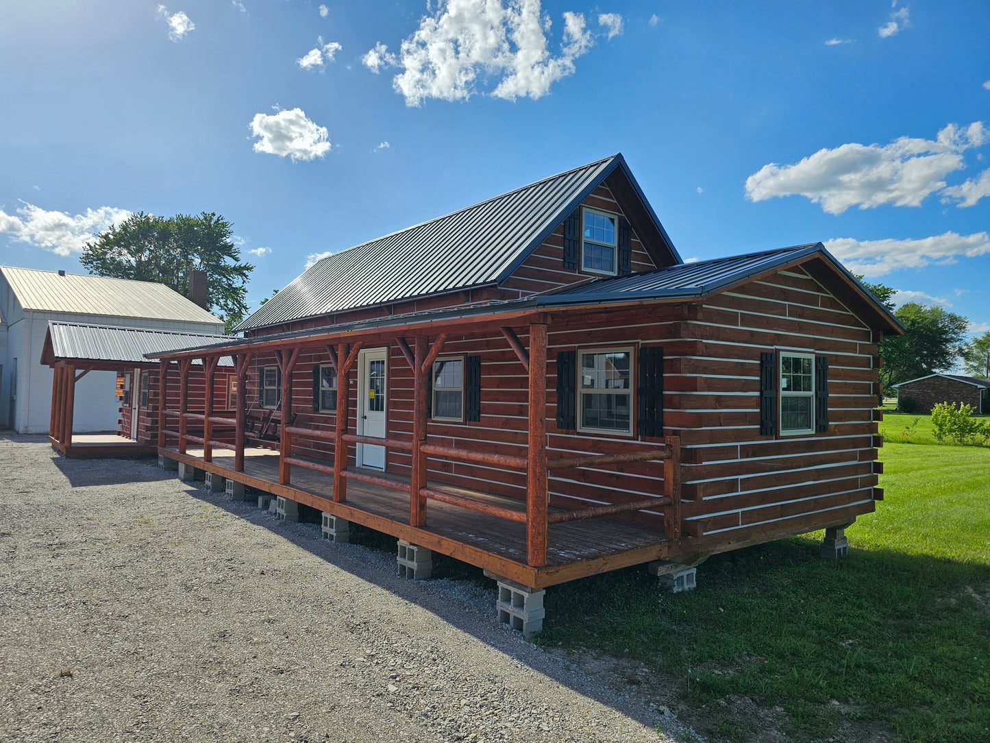 Big Bertha Rustic Cabin -West Virginia Pricing (Shipping & Set up fees included in our pricing)