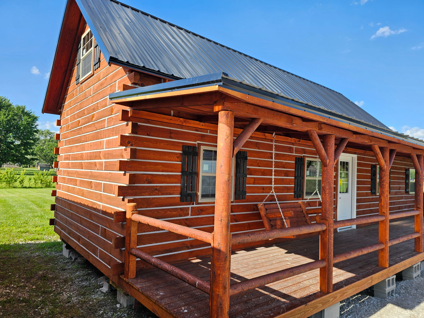 Big Bertha Rustic Cabin -Missouri Pricing (Shipping & Set up fees included in our pricing)