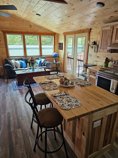 The Craftsman Cabin (2 bed 2 bath, 2 bed 1 bath or 1 bed 1 bath options)