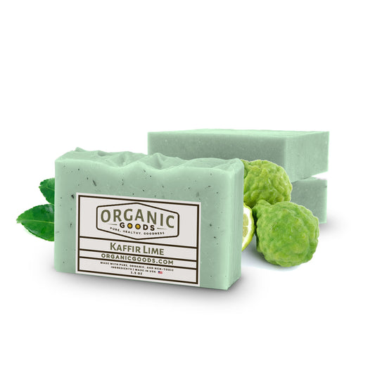 Kaffir Lime Scented Organic Bar Soap – 4 oz