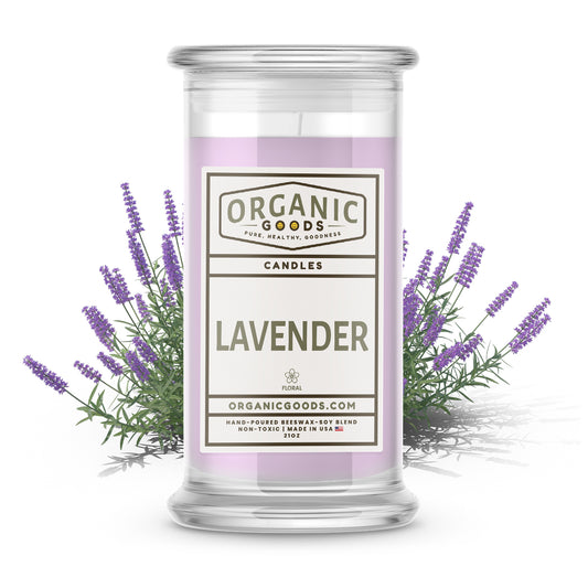 Lavender Essential Oil Organic Candles