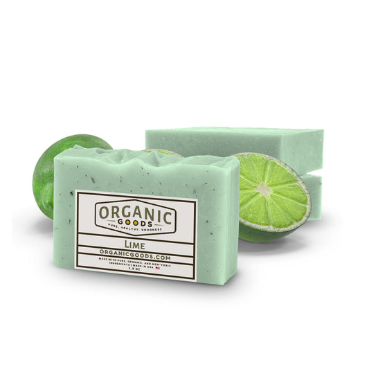 Lime Scented Organic Bar Soap – 4 oz