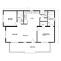 Plan #206 – 26' x 42' | 1,092 Sq Ft | 2 Bed, 2 Bath Turnkey Cabin with Private Master Suite