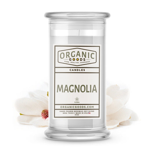 Magnolia Essential Oil Organic Candles
