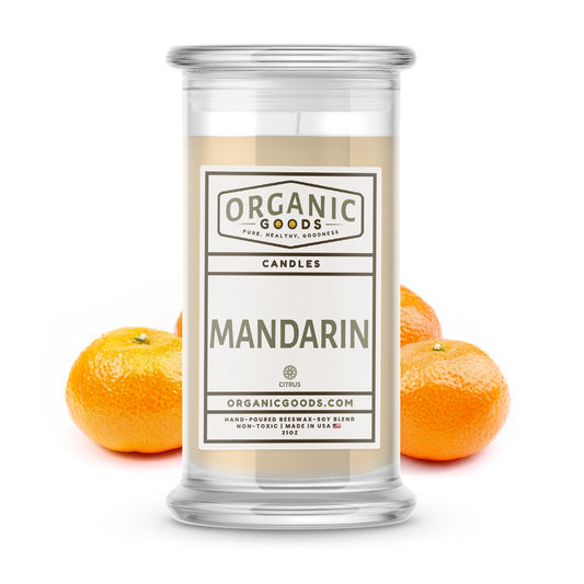 Mandarin Essential Oil Organic Candles