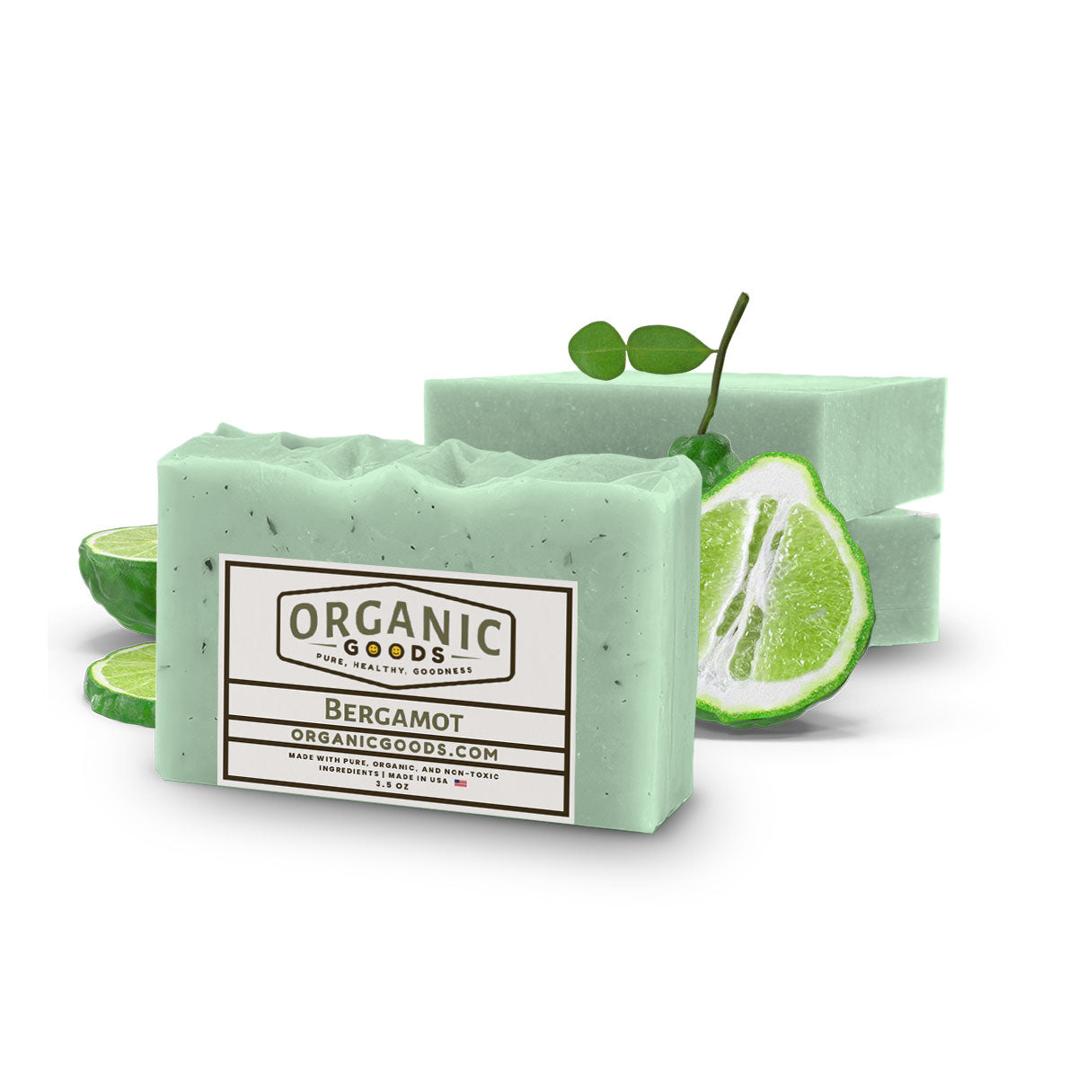 Bergamot Scented Organic Bar Soap – 4 oz