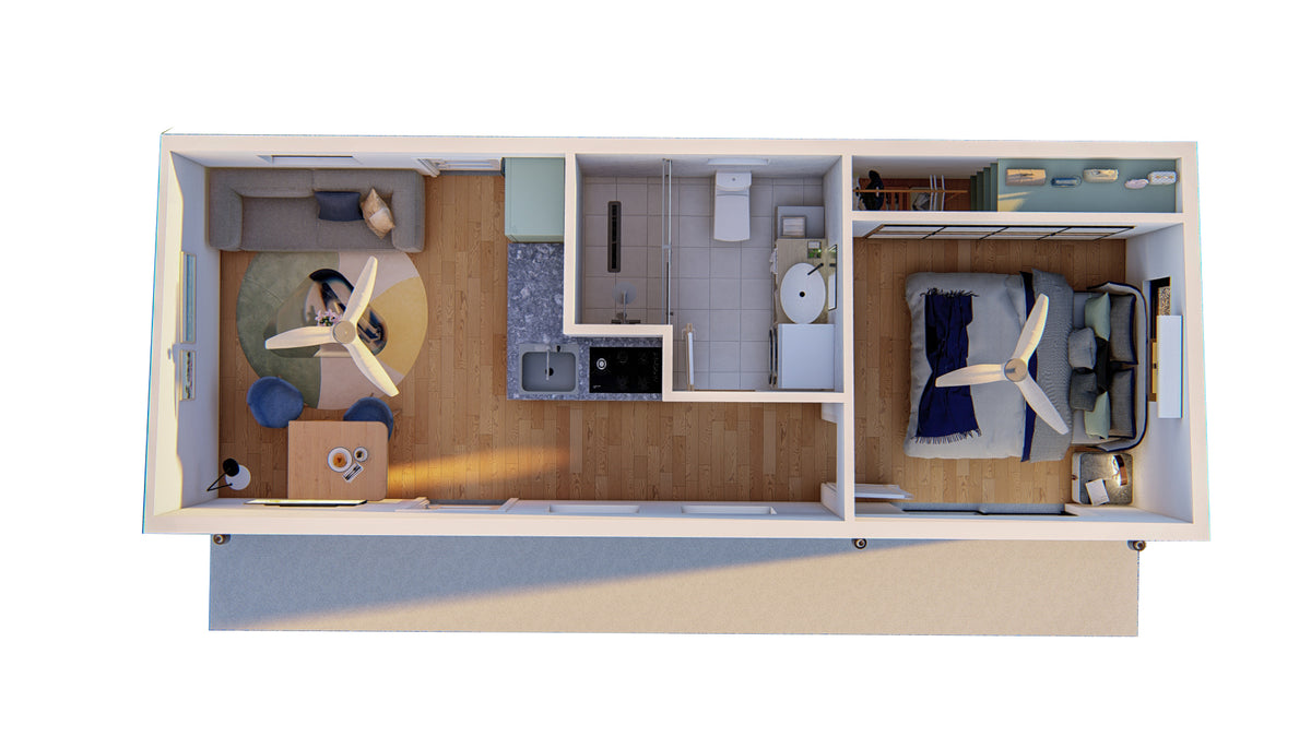 Cedar Grove Steel House Kit