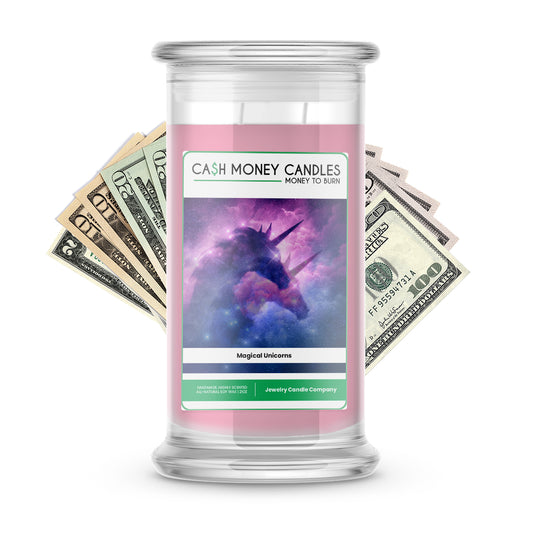 Magical Unicorns Cash Candle