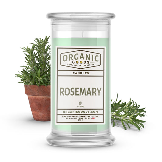 Rosemary Essential Oil Organic Candles