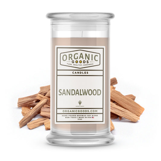 Sandalwood Essential Oil Organic Candles