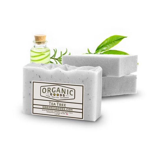 Tea Tree Scented Organic Bar Soap – 4 oz