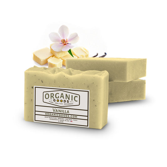 Vanilla Scented Organic Bar Soap – 4 oz