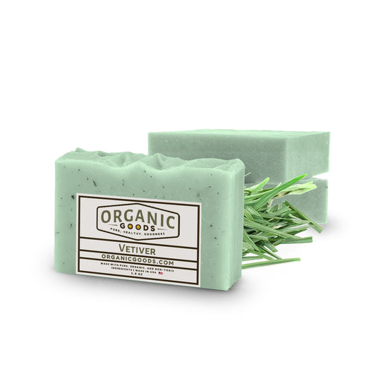 Vetiver Scented Organic Bar Soap – 4 oz