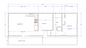 Plan #204 – 2 Bed, 1 Bath Ranch Cabin | 1 Story with Huge Covered Porch (768 Sq Ft + Porch)