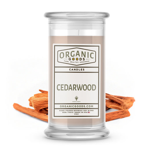 Cedarwood Essential Oil Organic Candles