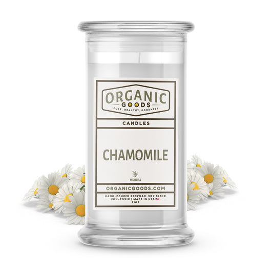 Chamomile Essential Oil Organic Candles