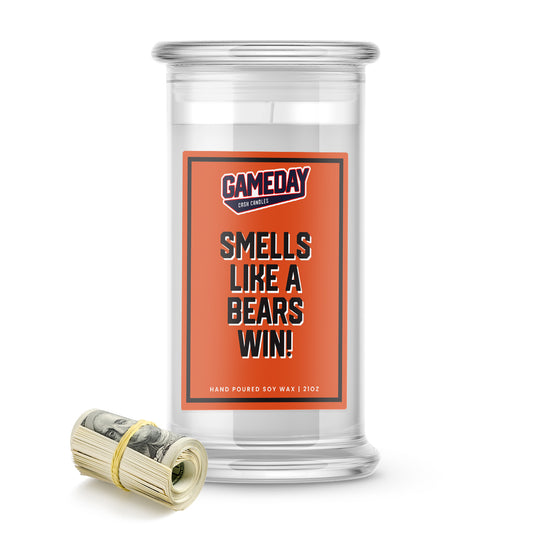 Chicago Bears Game Day Cash Candle