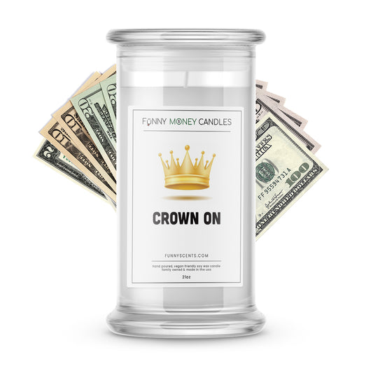 Crown On Money Funny Candles