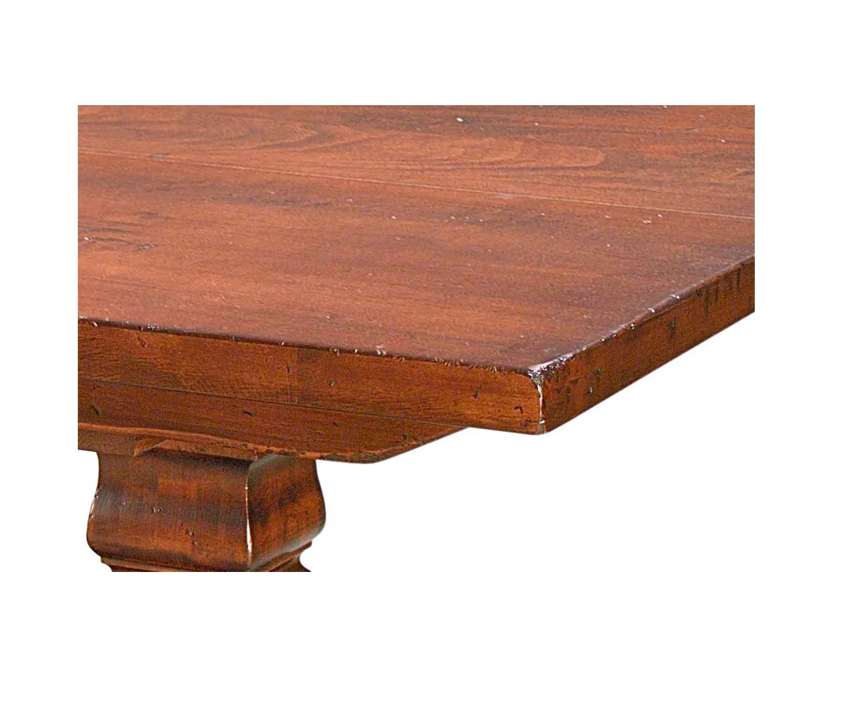 Provincial Cottage Dining Table With Breadboard Ends