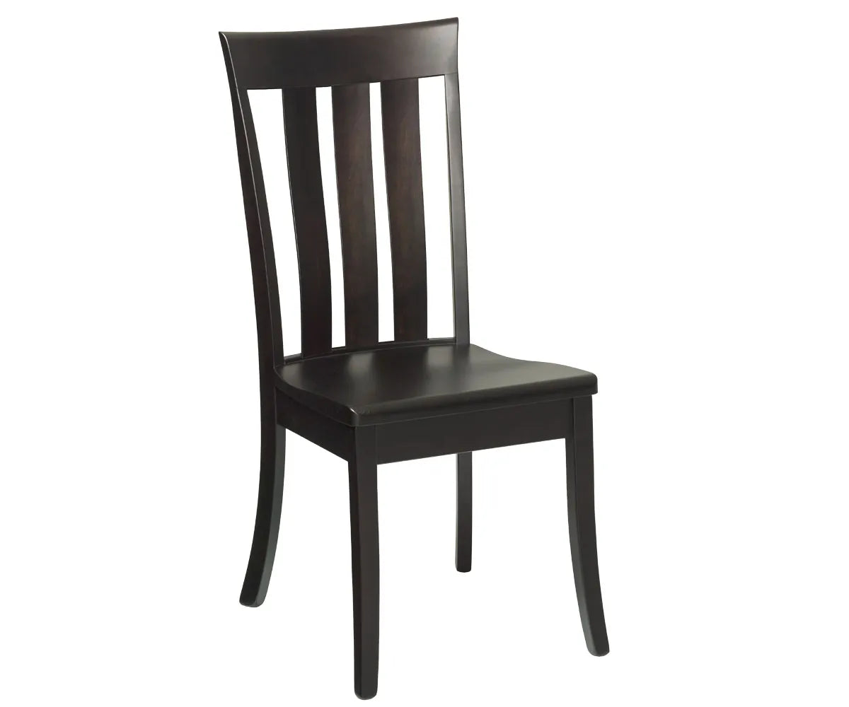 amish built jamestown triple slat chair