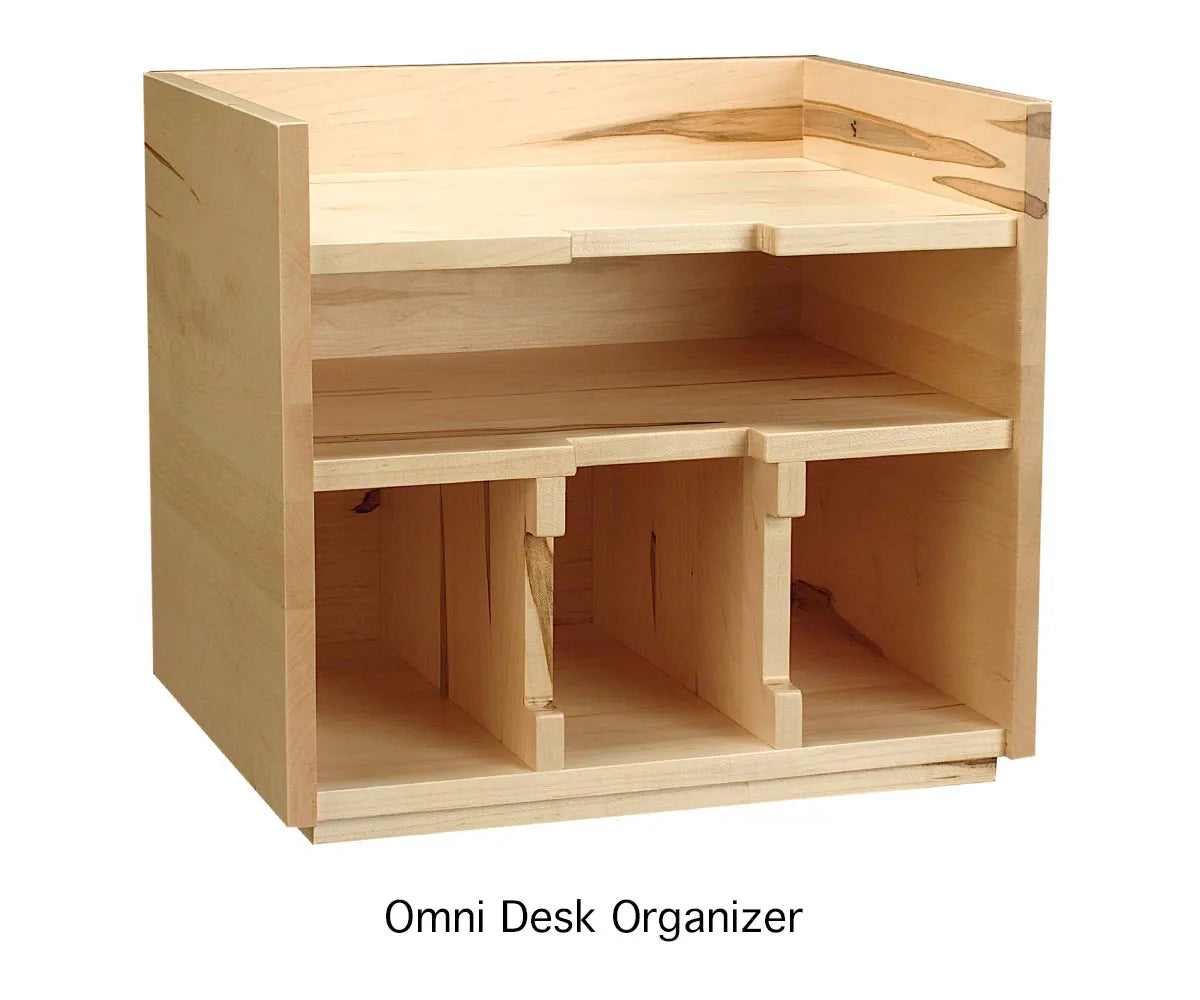 Amish Made Omni Desk and Organizer