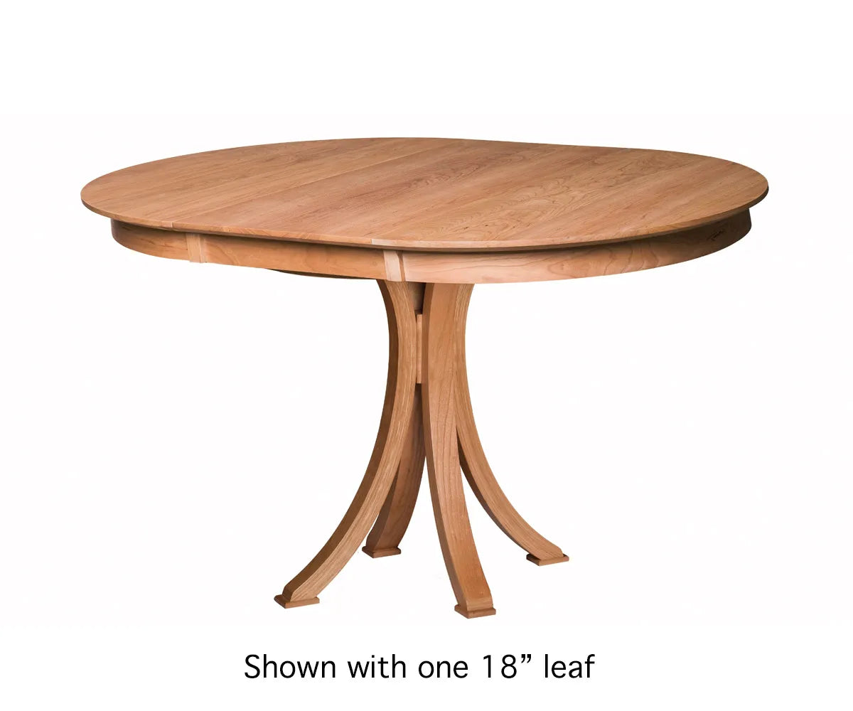 Rippleback Round Pedestal Extension Table