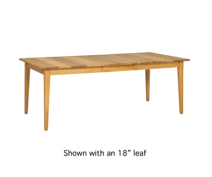 Amish Made Salem Extension Dining Table