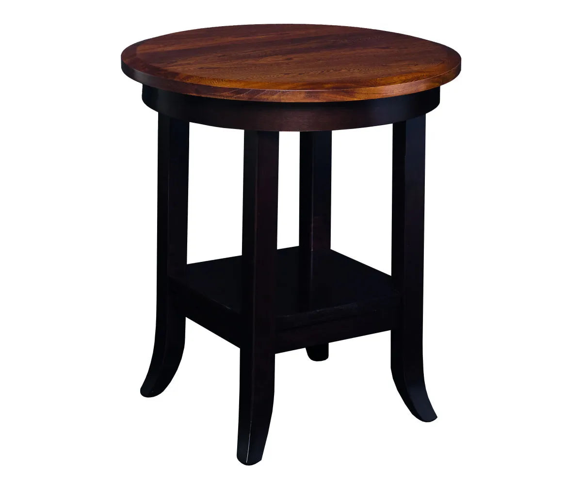 Amish Made Christy Round End Table