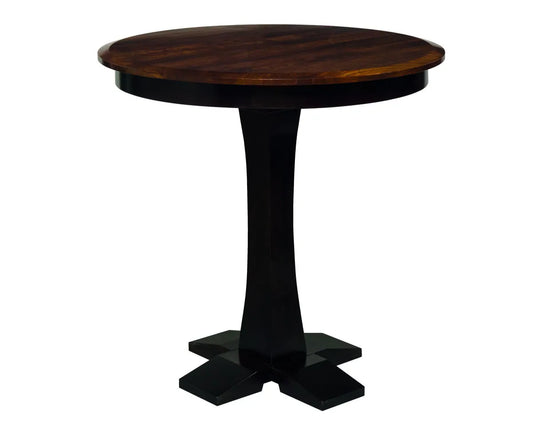 Christy Round Pedestal Solid Top Dining Table