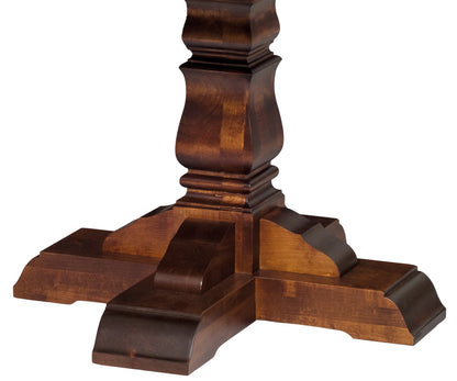 Amish Made Provincial Cottage Round Extension Table