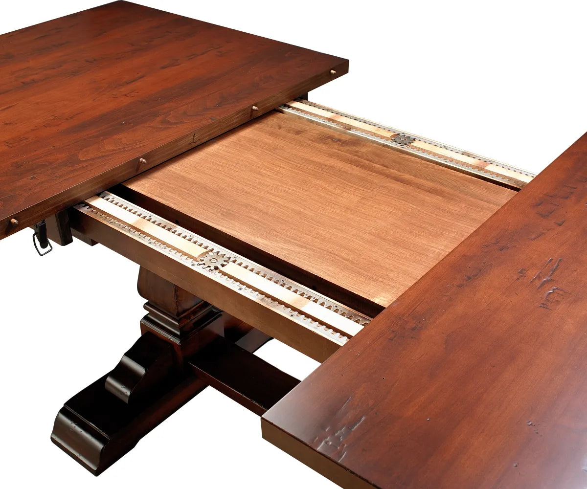 Amish Made Provincial Cottage Round Extension Table
