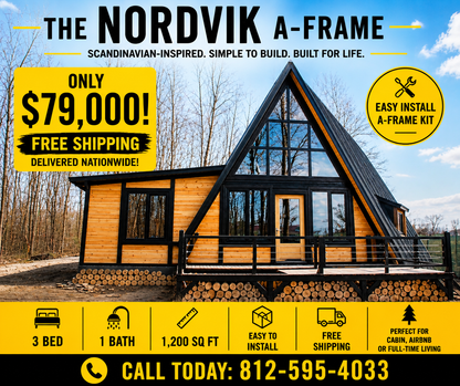 NORDVIK A-FRAME ( AFRAME ) CABIN KIT