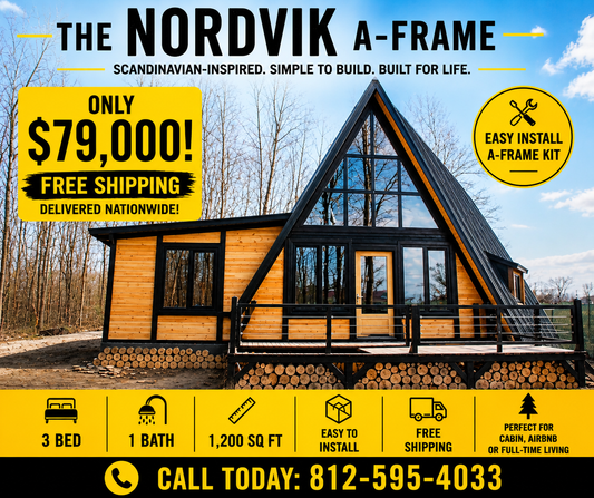 NORDVIK A-FRAME ( AFRAME ) CABIN KIT