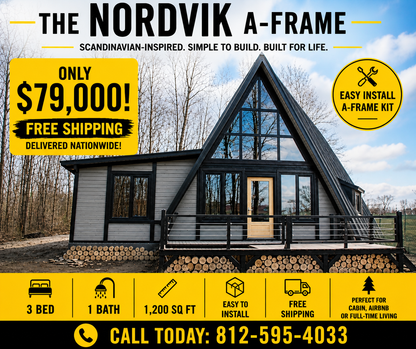 NORDVIK A-FRAME ( AFRAME ) CABIN KIT