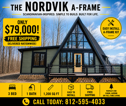 NORDVIK A-FRAME ( AFRAME ) CABIN KIT
