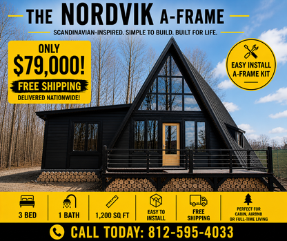NORDVIK A-FRAME ( AFRAME ) CABIN KIT
