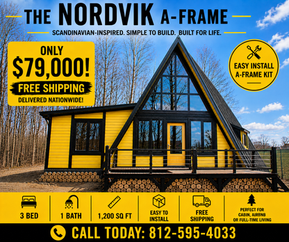 NORDVIK A-FRAME ( AFRAME ) CABIN KIT