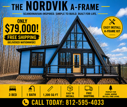 NORDVIK A-FRAME ( AFRAME ) CABIN KIT