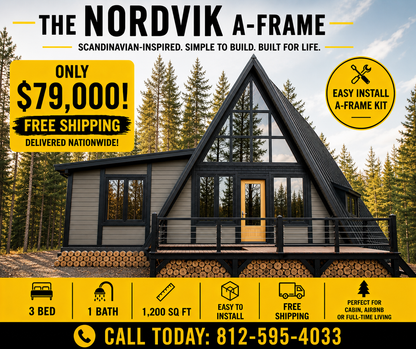 NORDVIK A-FRAME ( AFRAME ) CABIN KIT