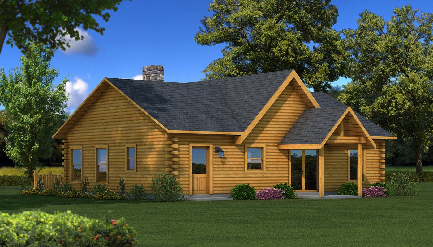 Aqua Lake Log Home Plan - Log Home Kit