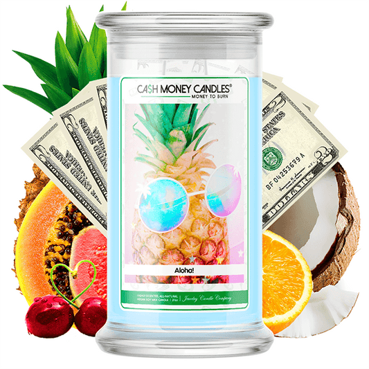 aloha cash money candles