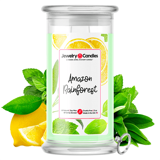 amazon rainforest jewelry candle