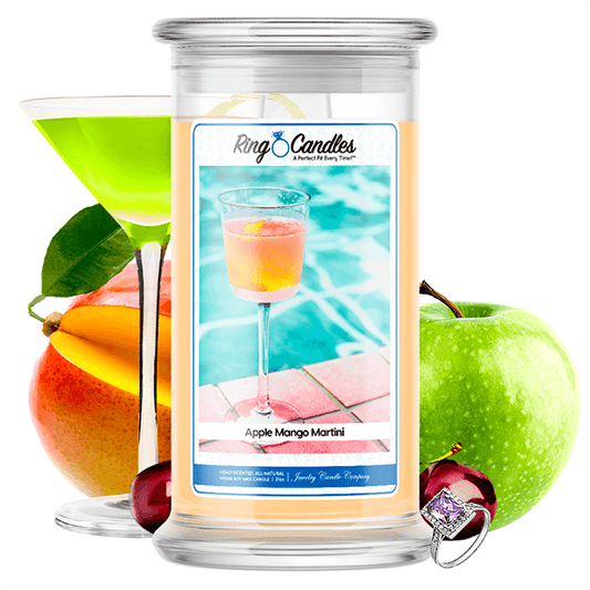 Apple Mango Martini Ring Candle