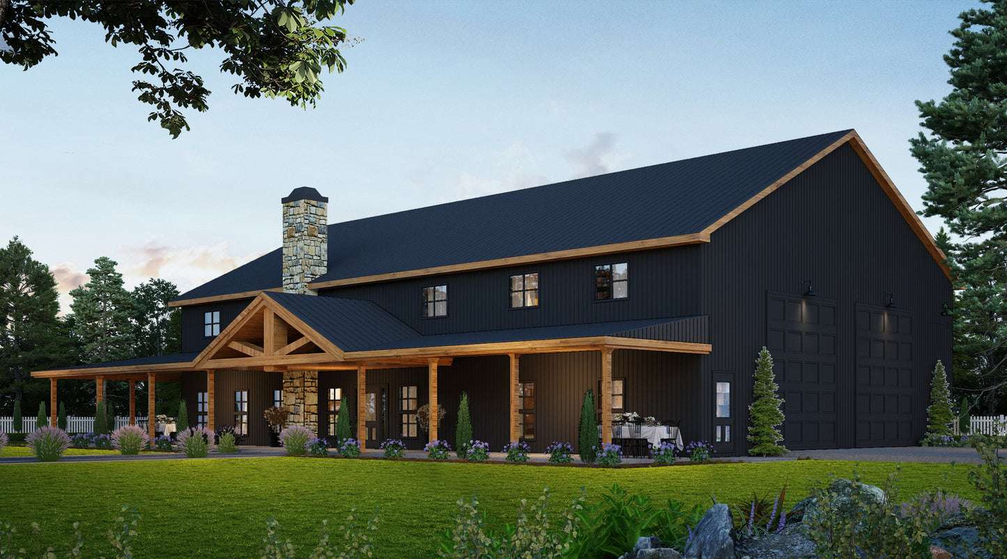 The Blackwood Farmhouse Steel Barndo House Kit
