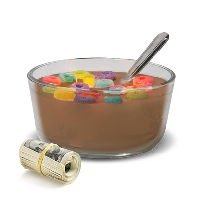 Cocoa Puffs Cereal Bowl Cash Wax Melts