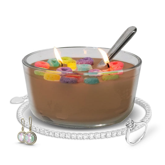 Cinnamon Toast Crunch Jewelry Cereal Candles