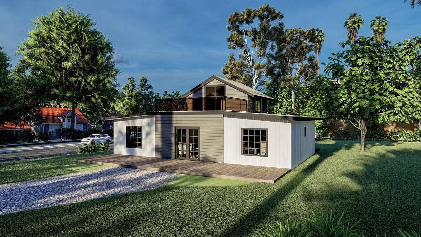 The Harborview Steel House Kit