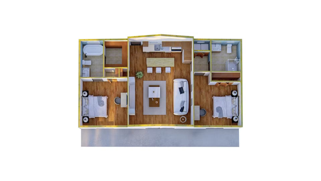 The Bahama Steel House Kit